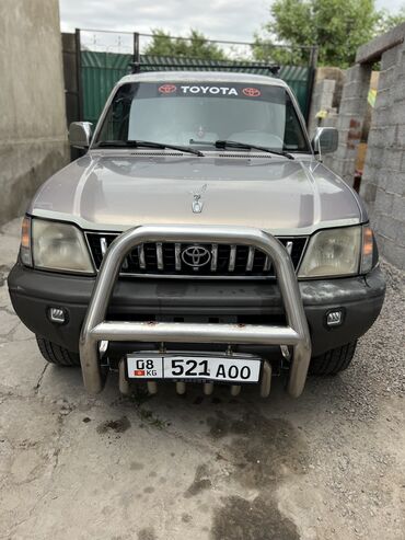 чехлы для автомашины: Toyota Land Cruiser Prado: 1997 г., 3.4 л, Автомат, Бензин