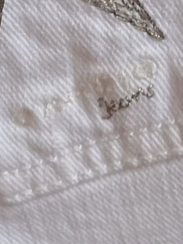 Farmerke: Nove farmerke vel. 38, M, bele, klasične, ravnih nogavica CAMBIO — 9