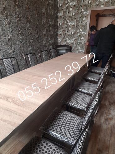 Masa və oturacaq dəstləri: Qonaq otağı üçün, Yeni, Transformer, Dördbucaq masa, 1 stul — 28