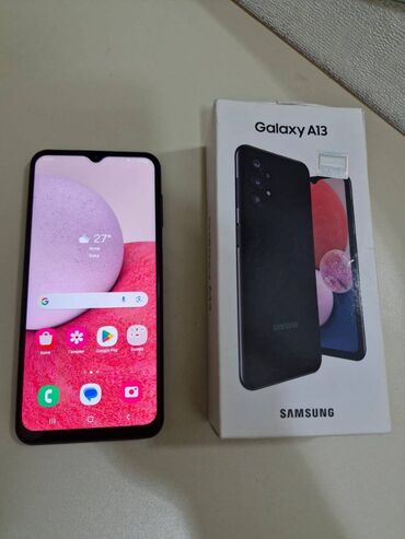 продаю айфон 6: Samsung Galaxy A13, 64 ГБ, цвет - Черный