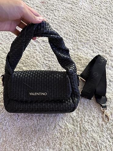 valenti: Кожаная сумка итальянского бренда Mario Valentino . Натуральная кожа — 2
