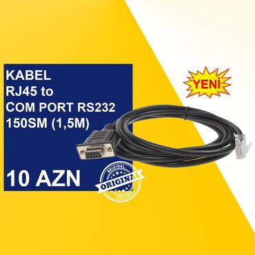 i̇pad mini 5: Kabel “RJ45 to COM Port RS232 1,5m” ⭐RJ45 to COM Port RS232 1,5m – 10