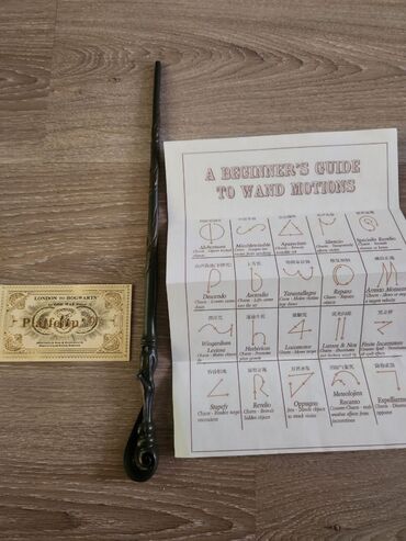набор детский: Палочка Гарри Потера, инструкция с заклятиями и волшебный билет