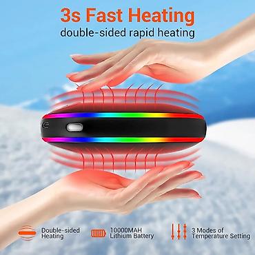 sundjer bob dexy co: Prenosivi grejač za ruke 2‑u‑1 sa power bank funkcijom (10.000 mAh) - — 2