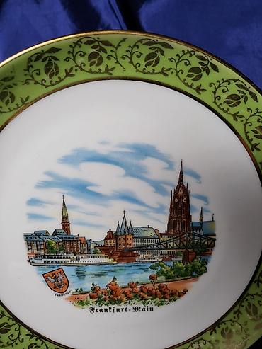 Slike i ramovi: Tanjir za na zid iz 70ih nemacki porcelan. Porcelanski tanjir za na — 4