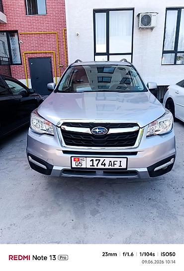toyota cam: Subaru Forester: 2017 г., Вариатор, Бензин, Кроссовер — 1