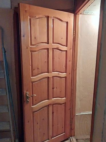 qapi icliyi: Taxta otaq qapıları dəsti - Material: tam ağac (şam ağacı görünüşlü) — 3