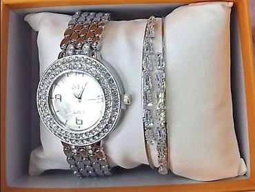 Ručni satovi: Elegantni setovi ručnih satova sa narukvicama - Komplet sadrži: ručni — 7