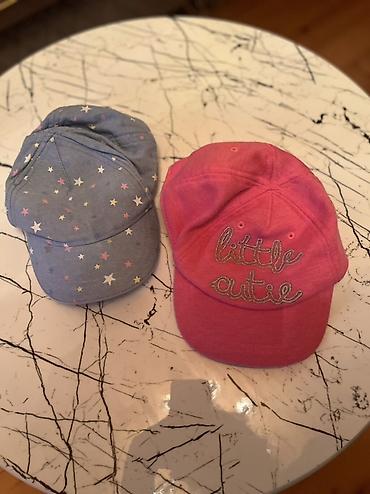 boş papaq: Uşaq beyzbol papaqları (2 ədəd dəst) - Brend: Mothercare (etiketdə — 1
