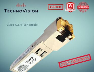 5g modem: Cisco GLC T SFP Module ✔️Sertifikasiyadan keçmiş təcrübəli