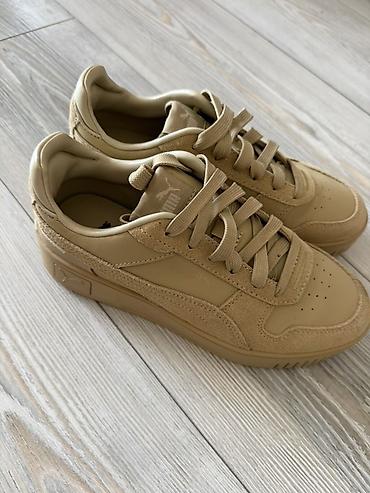 pull bear: Кроссовки, 37, 37.5, Puma, Новый, цвет - Бежевый, Самовывоз — 1