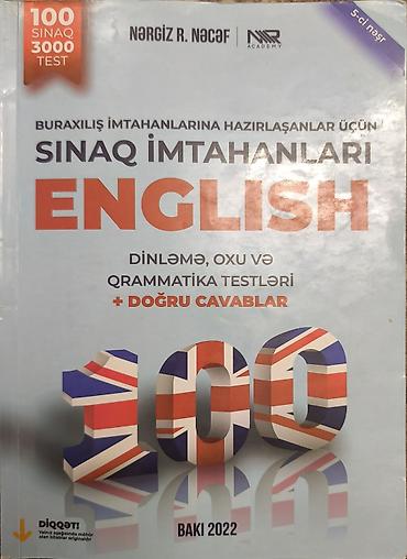 Testlər: Məhsul: “Sınaq İmtahanları – English” (5-ci nəşr) Təsvir: - Buraxılış — 1