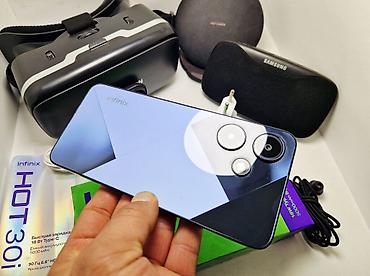 Infinix: Infinix HOT 30i, Новый, 256 ГБ, цвет - Синий, 1 SIM, 2 SIM, eSIM — 2