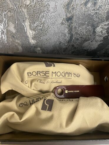 Sırğalar: Borse Mogan kişi dəri ayaqqabısı - Model: Klassik bağlamalı (derby)