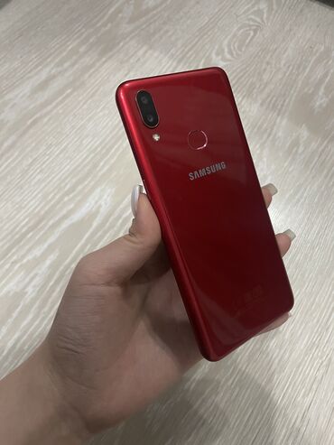 Samsung: Samsung Galaxy A10s, Колдонулган, 32 ГБ, түсү - Кызыл, 2 SIM