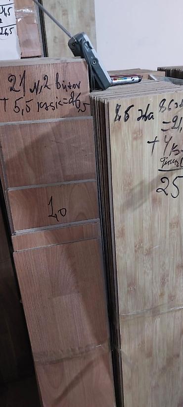sufre dekoru: Laminat satılır təmiz səliqəlidir sökülüb yıgılıb hər kv var 5 — 10