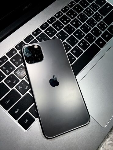 Apple iPhone: IPhone 11 Pro, Б/у, 256 ГБ, Matte Space Gray, Защитное стекло, Чехол, 75 %