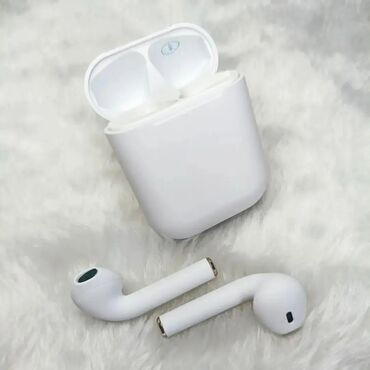 Qulaqlıqlar: AirPods ✅Rəng: ağ, ✅Bluetooth: 5.0 ✅Stereo səs ✅Mikrafon ✅Batareya