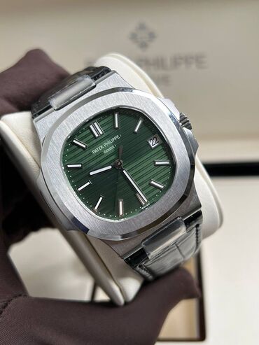 часы оригинал patek philippe geneve: Patek Philippe Nautilus Диаметр 40 mm Швейцарский механизм Patek
