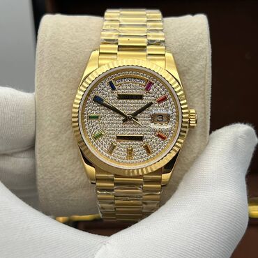 часы швейцарские оригинал: Rolex Day-Date ️Премиум качество ️Диаметр 36 мм ️Ювелирная посадка