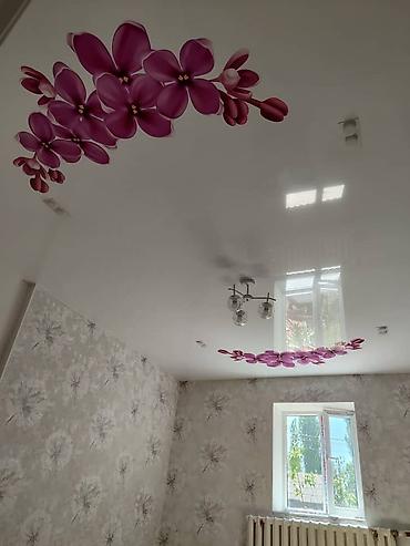 Натяжной потолок: Натяжной потолок Глянцевое, Матовое, 3D потолки Гарантия, Бесплатная консультация, Бесплатный замер — 7