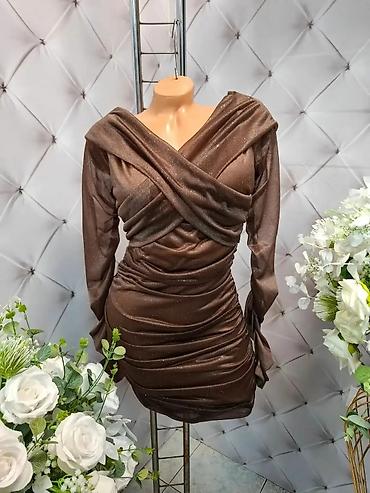 Haljine: Elegantne ženske haljine – večernji modeli sa dugim rukavima - — 4
