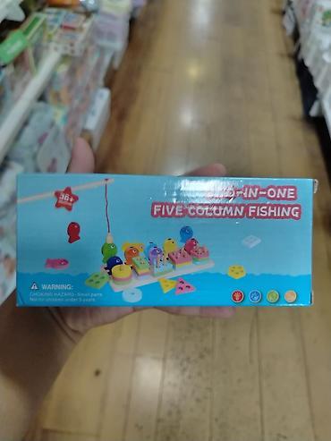 palm pilot: Развивающая деревянная игра “Five Column Fishing” (5-в-1) - Набор для — 1
