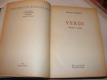 versace majca: Verdi franz werfel roman u operi tvrd povez rikna oštećena kao na — 1