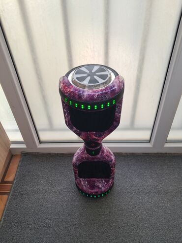 CD, DVD disklər və kassetlər: Qalaktika dizaynlı hoverboard (segwey) - Korpus: bənövşəyi “galaxy”
