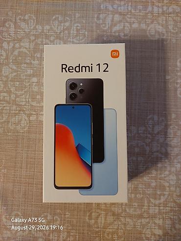 google pixel fold: Redmi 12, 256 GB, rəng - Mavi, Barmaq izi — 2