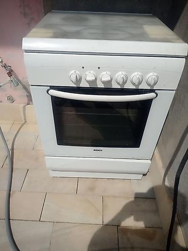 şirniyyat soba: Bosch stasionar plitə və soba - Kombi tipli: 3 qaz ocağı + 1 — 1