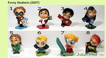 Figurice za decu: Kinder igracke razne - funny students, šrek, simpsonovi, dekster, duh — 4