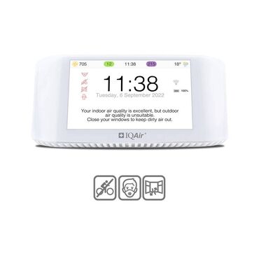 Другая климатическая техника: Монитор качества воздуха IQAir AirVisual Pro Indoor Монитор качества — 7