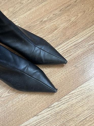 Botinka və botilyonlar: Zara, Ölçü: 37, rəng - Qara, İşlənmiş — 3