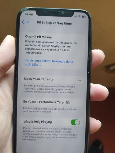 iphone x qiymeti kontakt home: IPhone X, 64 GB, Face ID