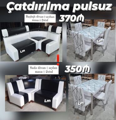 divan masasi: Yeni, Künc divan, Mətbəx üçün