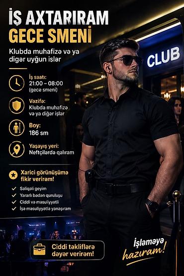 mühafizə xidməti: Mühafizəçi, Kişi, 24 yaş, 5 ildən artıq təcrübə — 1