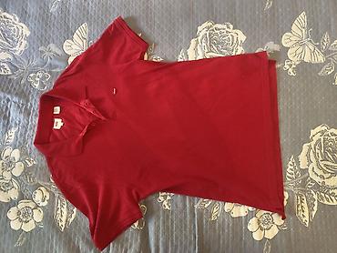 Рубашки: Мужская рубашка, L, LeviS, Б/у, цвет - Красный, Самовывоз — 1