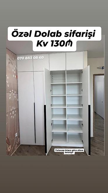 skaf satilir: Düz dolab, Qarderob, Açılan, Quraşdırıla bilən, 2 qapılı — 1