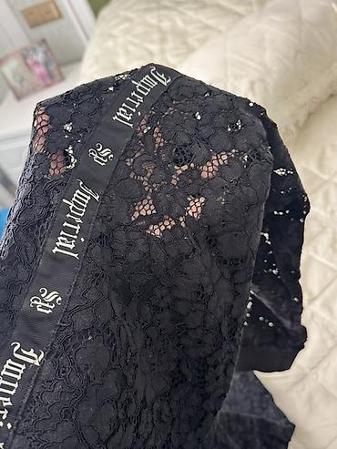 qara çanta: Qara krujeva dəst – hoodie və şort-etek (skort) - Dəst tərkibi — 3
