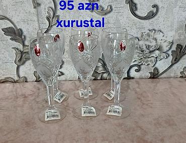 Qab-qacaq və mətbəx ləvazimatları: Çay dəsti, rəng - Yaşıl, Şüşə — 6