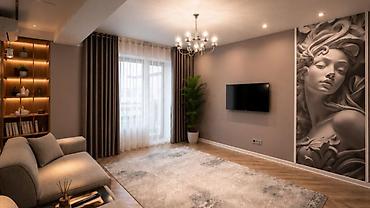 12: 2 комнаты, 76 м², 12 этаж, Дизайнерский ремонт — 2