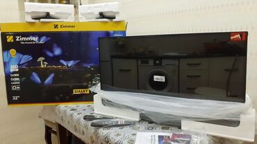 Yeni Televizor Zimmer 32" HD (1366x768), Ünvandan götürmə