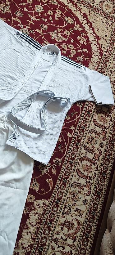 адидас баку: Adidas ağ rəngli cüdo kimono dəsti - Brend: Adidas - Komplekt: üst — 5