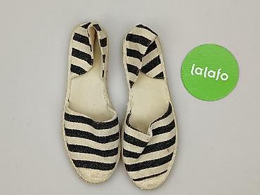 top atmosphere: Damskie espadryle w paski - Model: wsuwane espadryle - Kolor: ecru z — 2
