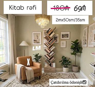 Digər mebel: *Çatdırılma ödənişlidir‼️* *Kitab rəfi* 📌 Qiymət : *69₼* — 1