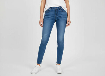 Jeansy: H&M Divided, Jeansy damskie, rozmiar S