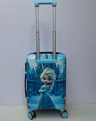 Rančevi, torbe i koferi: Dečiji kofer na točkiće – tema ledene princeze - Tvrdi kofer sa — 8