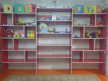 будка для мороженого купить: Секция стеллажей для детской/игровой комнаты. - Комплект из трех