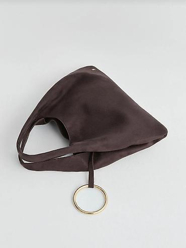 mango canta: Suud Collection qəhvəyi miniatür çanta – çoxfunksiyalı, zərif dizayn — 2